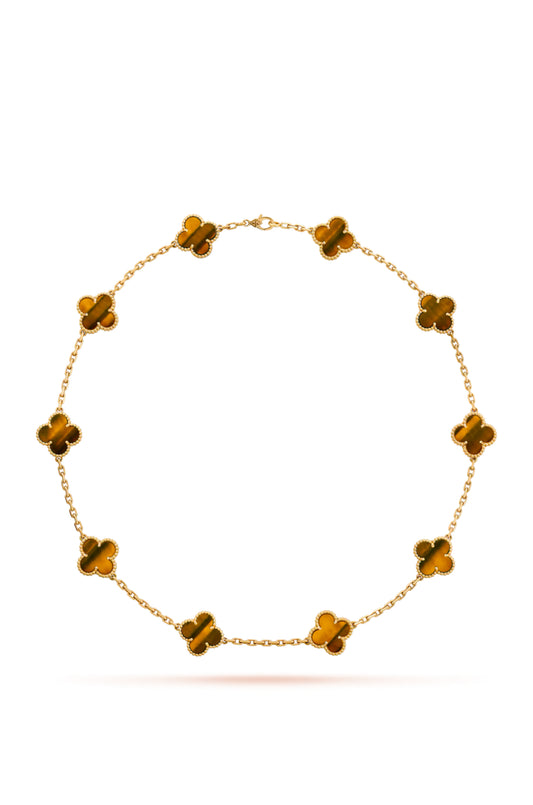 van Cleef Tiger eye ketting